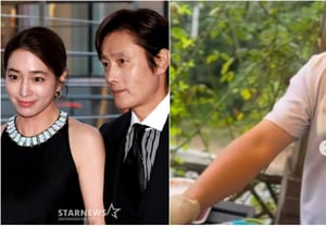 Lee Min-jung enjoys a sweet potato-peeling ♥ Did Lee Byung-hun cut it again? 'Then let's eat meat'