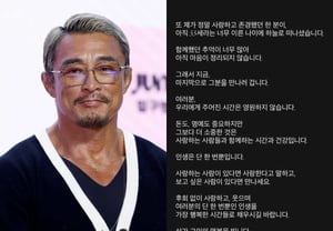 "I can't come to terms with it," Choo Sung-hoon weeps.. Lost another family member to heaven after his father three years ago [Star Issue]