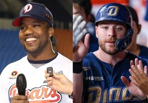 'Just past 100 plate appearances,' they became different players: Doosan-NC fifth-place battle hinges on two foreign batters