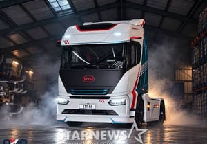 BYD Signals Entry into European Large Truck Segment with ETT 44 Unveiling; Plans Production in Europe by 2027