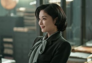 Kim Yu-jeong, first day at work (??) with Jo Seon (총독)... Park Jin-young casts a suspicious glance [100 Days of Lies]