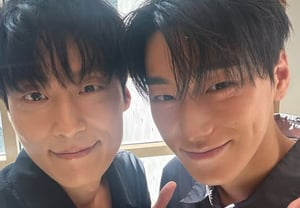 Diễn viên Heo Nam-jun có phải là anh em sinh đôi của Choi San từ ATEEZ? Bất ngờ chụp ảnh cặp đôi [Star Issue]