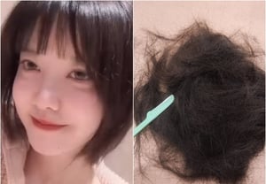 Even with a short cut made using an eyebrow razor, this beauty.. Koo Hye-sun: "I still get excited when I hear people say I'm pretty"