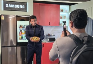 Samsung Electronics holds 'The Brief,' a customized AI home appliance seminar in India, to target the local market