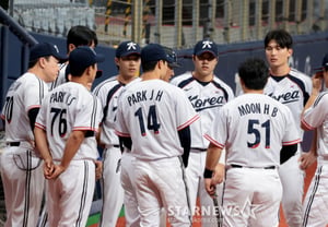 [Photo] Baseball national team prepares for 'exhibition against Army'