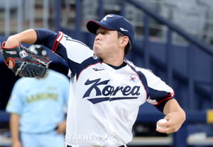 [Photo] 'Scoreless in the top of the 6th inning' Kim Jin-wook