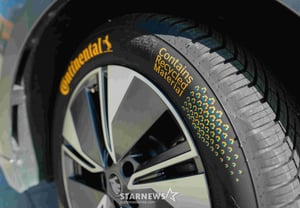 Transformation of waste tires and PET bottles... Continental unveils eco-friendly concept tire with enhanced resource circularity