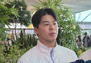 "You kept missing the ball, so were you saving up to hit it in Nagoya?" Noh Si-hwan's cheerful revelation; Kim Do-young and Kim Joo-won's responses
