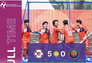 太極旗の前で「北の国」が出てきた、韓国選手たちが「驚き」··· 愛国歌さえ最後まで聞けずに試合開始