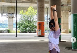 'I Live Alone' Han Hye-yeon?.. Her calf muscles are stunning