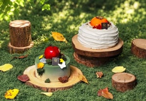 Anto, Two Cake Varieties Featuring Seasonal Autumn Fruits