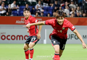 [フォト] サウジ戦2点目 キム・ミョンジュン