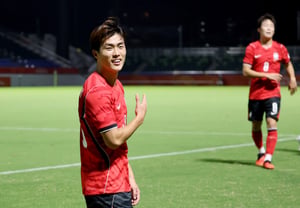 [Photo] 'Record Me!' Kim Myeong-jun scores his second goal against Saudi Arabia