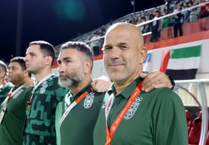 [Photo] Saudi Arabia's Luigi Di Biagio smiles