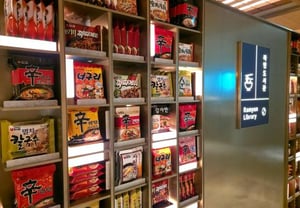 農心、大韓航空ラウンジに「ラーメンライブラリー」を設置