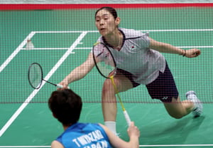[Photo] Shim Yu-jin, who played in the semi-final against Japan