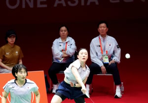 [Ảnh]'Trận đầu tiên là khởi đầu của sự đảo chiều!' Đôi nữ Jeong Na-eun và Kim Hye-jung