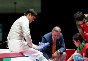 [At a Glance] 'Ankle Injury Exposed Immediately After the Final Match Began' Oh Sang-wook