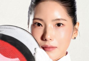 'Fencing Song Se-ra poised for double crown' Women's foil team reaches final, defeats Singapore → silver medal secured [Tokoname]