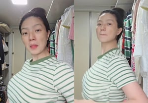 Ahn Young-mi confesses, "My second son looks exactly like me... Goosebumps from the genes" [Star Issue]