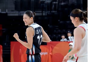 [Photo] 'First-quarter goal success cheer' Lee Hae-ran