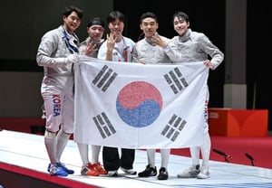 SKT Harvests 10 Medals from Asian Games After 24 Years of Fencing Sponsorship