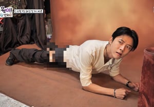 Joo Woo-jae aparece de repente como «modelo de braguitas»… bastante «imponente» [¿Qué es esto?]