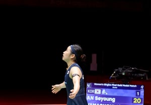 【图片】结束了!“山口2-0零封”夺得金牌的安洗莹