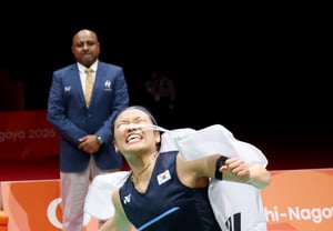 [Foto] "¡Mi celebración con el uppercut tiene un poder diferente!" An Se-young, medalla de oro
