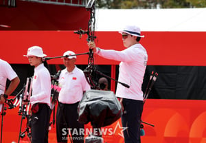 [Foto] ¡¡A la final con esta sola flecha!! Choi Yong-hee