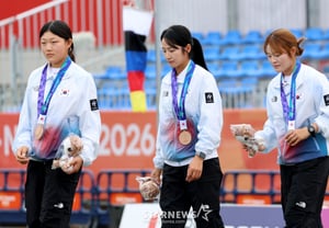 La archivería coreana, frenada por la India: se frustra el intento de 'apoderarse de las 10 medallas de oro'... Perdió las tres medallas de oro en compound del primer día [Okazaki, desde el lugar]