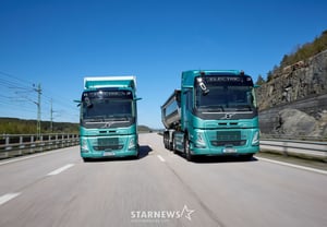 ボルボ・トラック、1回の充電で最大700km走行可能な次世代電気トラックの量産を開始