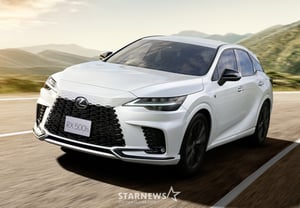 日レクサスRX改良モデル発表··· 下山走行テストでシャシー性能を強化