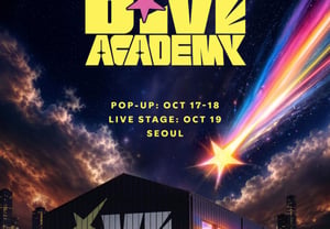 Primer vistazo al escenario de "Looks Can Kill"... IVE abre el Spotify DIVE ACADEMY el día 17