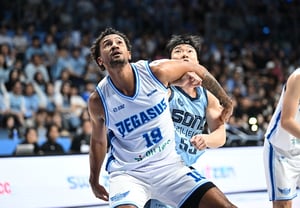 "Unbelievable." The No. 1 option commits four fouls in the first half — is this for real? Coach Kang Hyuk: "Aluma must reflect and become more savvy"