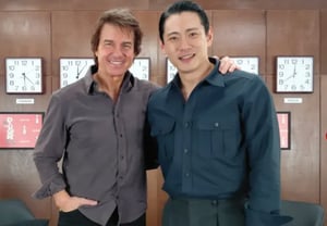 ユ・テオ、トム・クルーズと大笑い「自分のロールモデルに会った」"