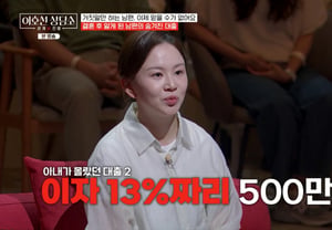 El esposo de la consultora de 'Lee Ho-sun', incluso con un préstamo a alta tasa del 13%... Conflicto por deudas con su esposa [★Noche TView]