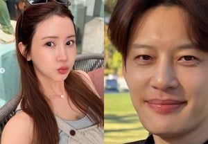 'Seven ♥' Lee Da-hae, 8 months pregnant… doing fetal education with her husband's face: "He's handsome" [Star Issue]