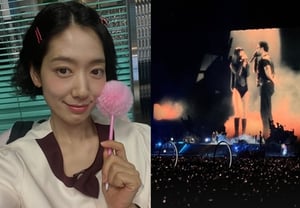 'チェ・テジュン♥' パク・シネ、二人目の出産から2週間でウィークエンドコンサートまで「ジェニーだなんて」