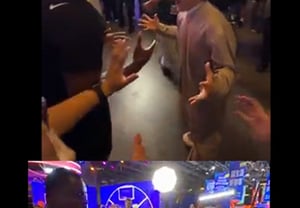 "Are you really 72?" Jackie Chan hits a long-range shot 'in one try' at NBA event, fans go wild... even watches game side by side with Beckham