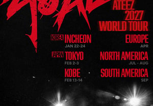 ¡Continúa el síndrome de "BAD"! ATEEZ anuncia su gira mundial 2027 "ZERO TO ALL"