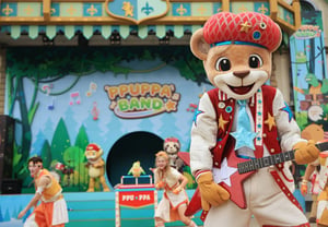 エバーランド、秋を迎え、スマイリー・パンプキン・パレードなど多彩な公演を披露