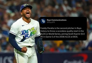 «Feralta, de 160 km, elimina 6 entradas → el error ayudó»: Tampa Bay derrota a Cleveland y la serie queda empatada... viajan como visitantes con un triunfo y una derrota [MLB ALCS]