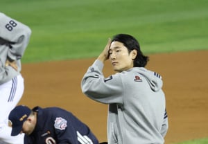 [フォト] クァク・ビン「さよなら蚕室球場」