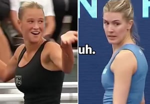 "¡Uf! ¡Ese rugido de bestia es insoportable!" La diosa del tenis de 178 cm explota ante un rival que cruzó la línea con su falta de respeto → Trata a la contraparte como si fuera "invisible" y rechaza el apretón de manos