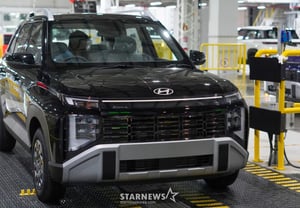 Hyundai Motor, a "first in Indian history," achieves cumulative exports of 4 million units as it inaugurates new Pune plant