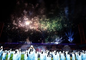 第107回全国体育大会、12年ぶりに済州で開幕··· 開会式に臨んだ李大統領「和合と連帯の舞台」
