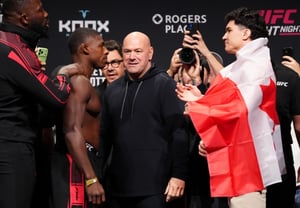Refusing the handshake and declaring, "You as the main event without me? Unimaginable," in a bold provocation... 'Burke vs. Malott' clash at UFC Fight Night on the 18th