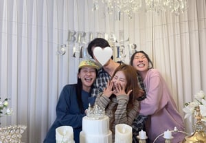 朴世美，与"♥卞宇锡撞脸男"共度新娘派对……"明天在婚礼现场见"[Star Issue]