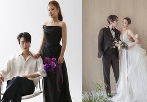 Mưa thu xối xả trong ngày hôn lễ..Park Sae-mi♥Kim Jun-yeon→Eom Jimin♥Jung Woo-chul, cùng nhau bước vào lễ rước dâu [Tổng hợp]